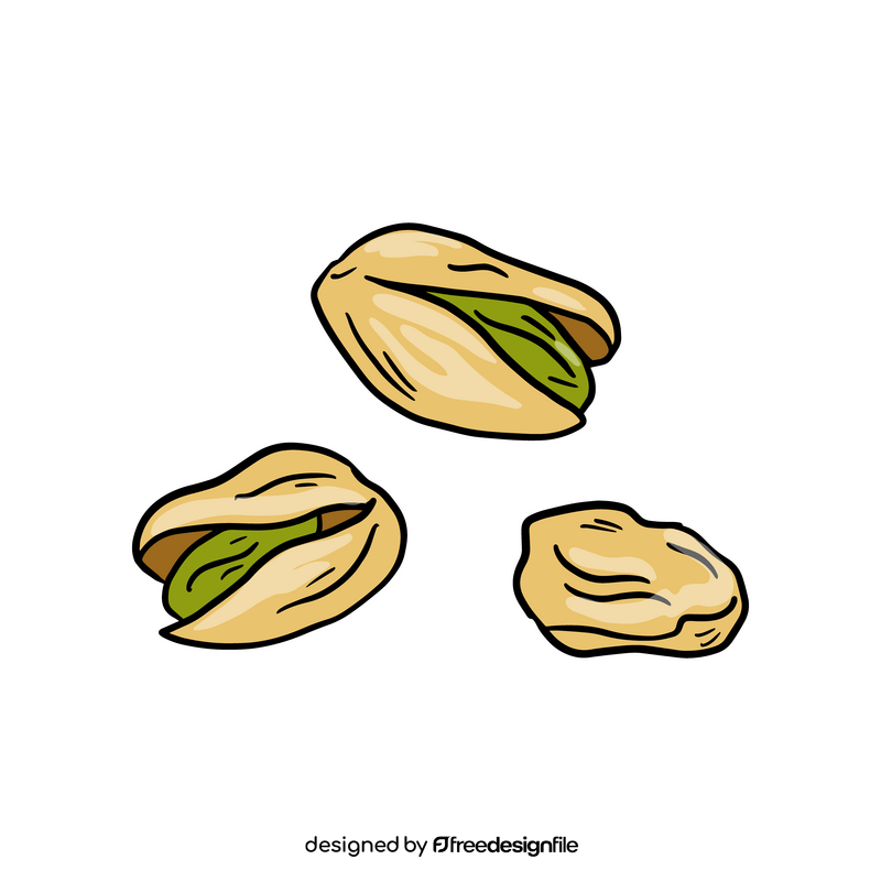 Pistachio nuts clipart