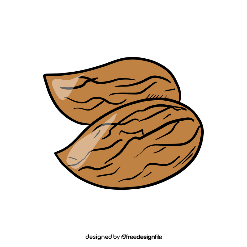 Almond nuts clipart free download