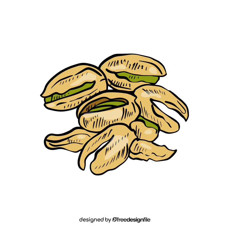 Pistachio nuts clipart