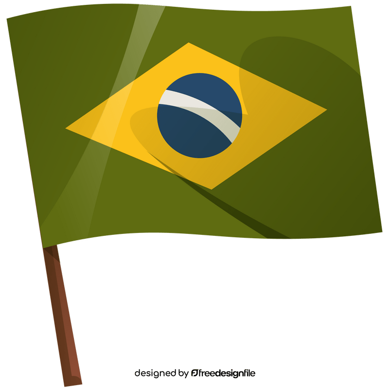 Brazil flag clipart