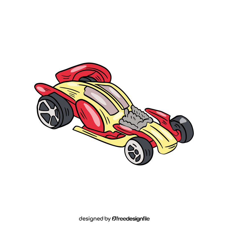 Racing car clipart