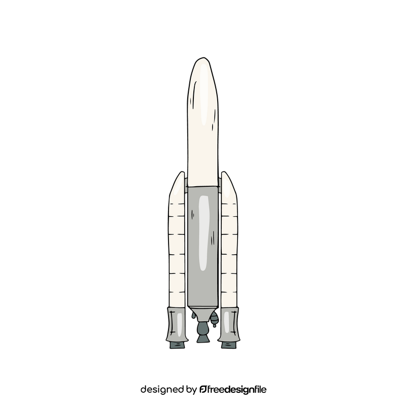Rocket drawing clipart
