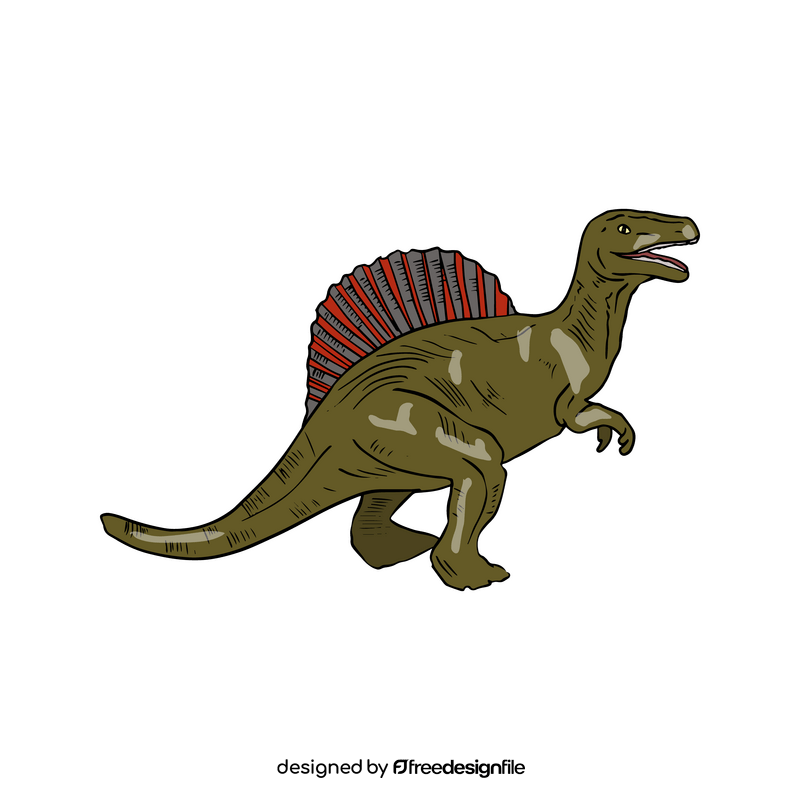 Spinosaurus dinosaur clipart