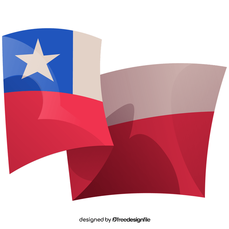 Chile flag clipart