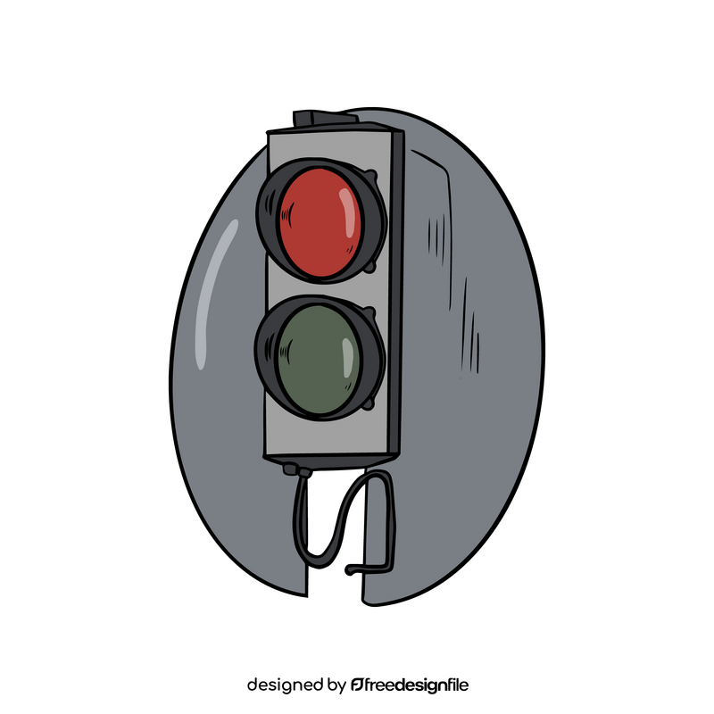 Pedestrian traffic lights clipart