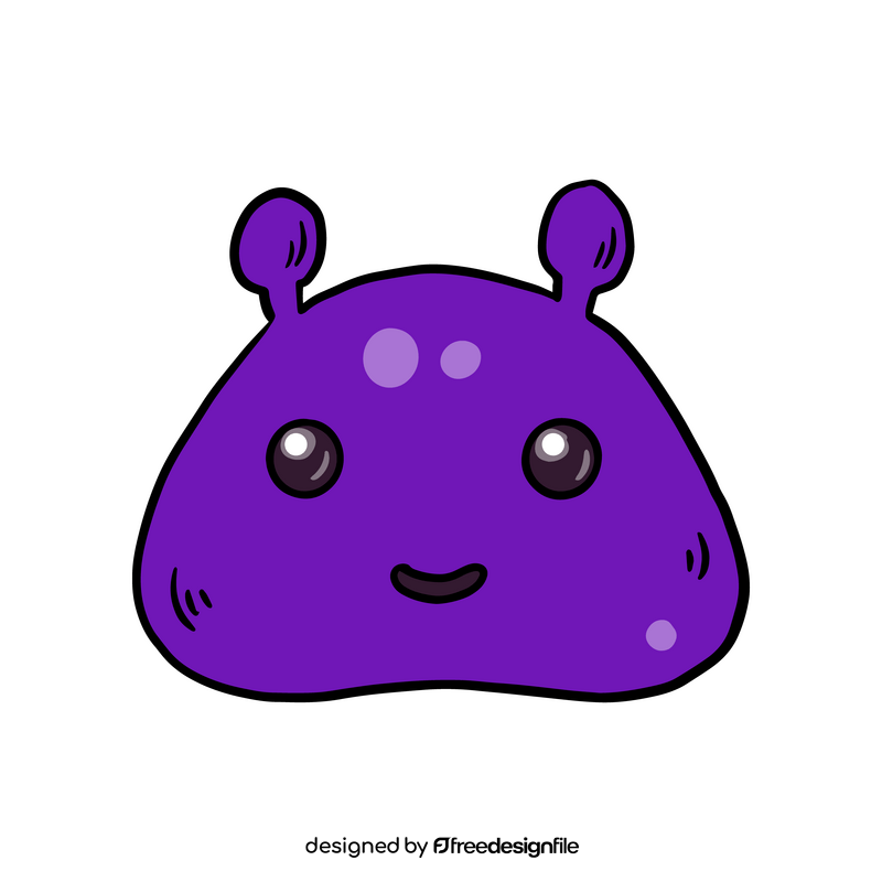 Purple Jelly Monsters cartoon clipart