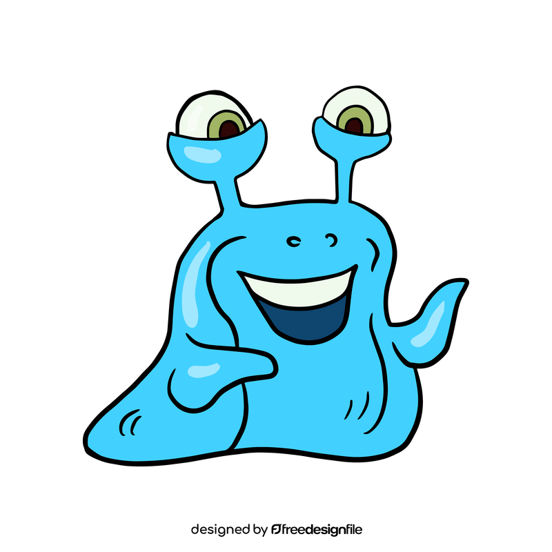 Blue Jelly Monsters clipart