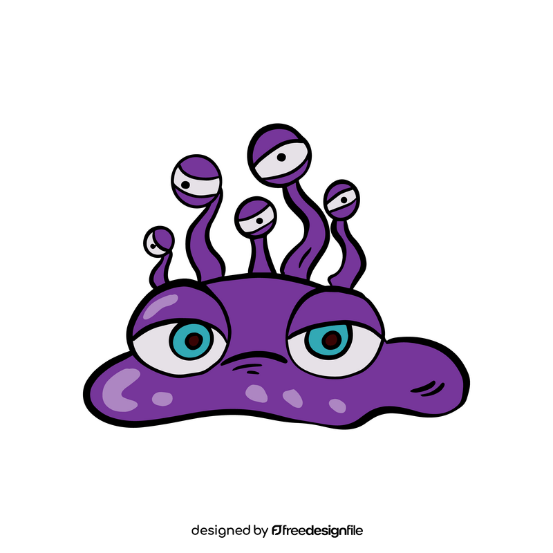 Purple Jelly Monsters clipart