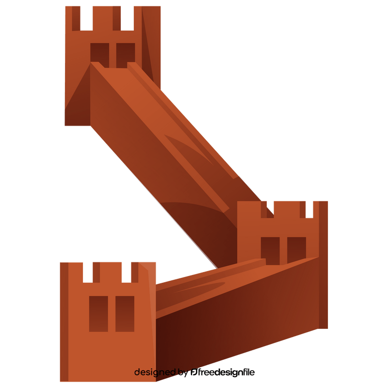 Great Wall of China clipart