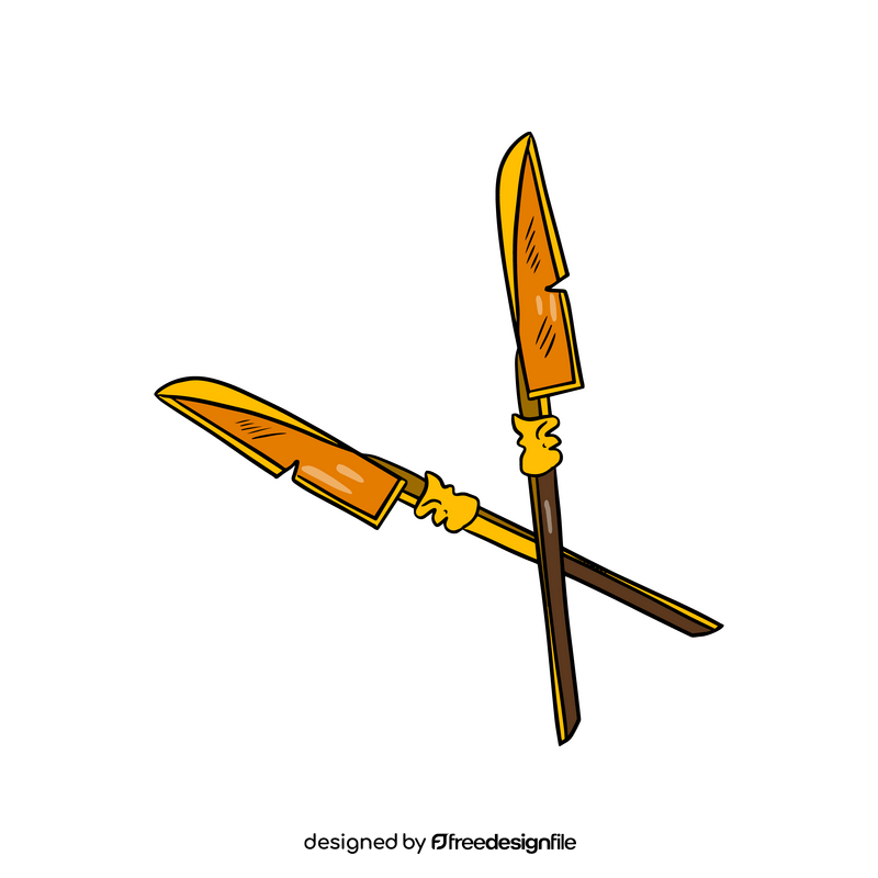 Egyptian blades clipart
