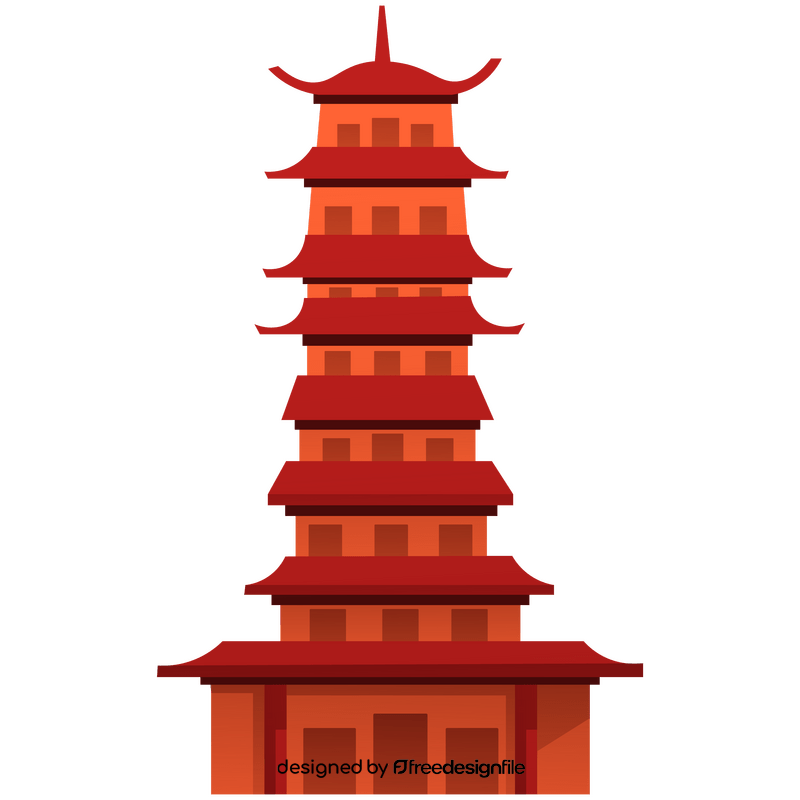 China temple clipart
