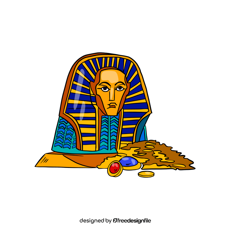Tutankhamun pharaoh clipart
