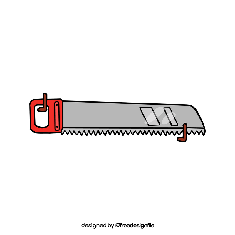 Woodworking saw clipart