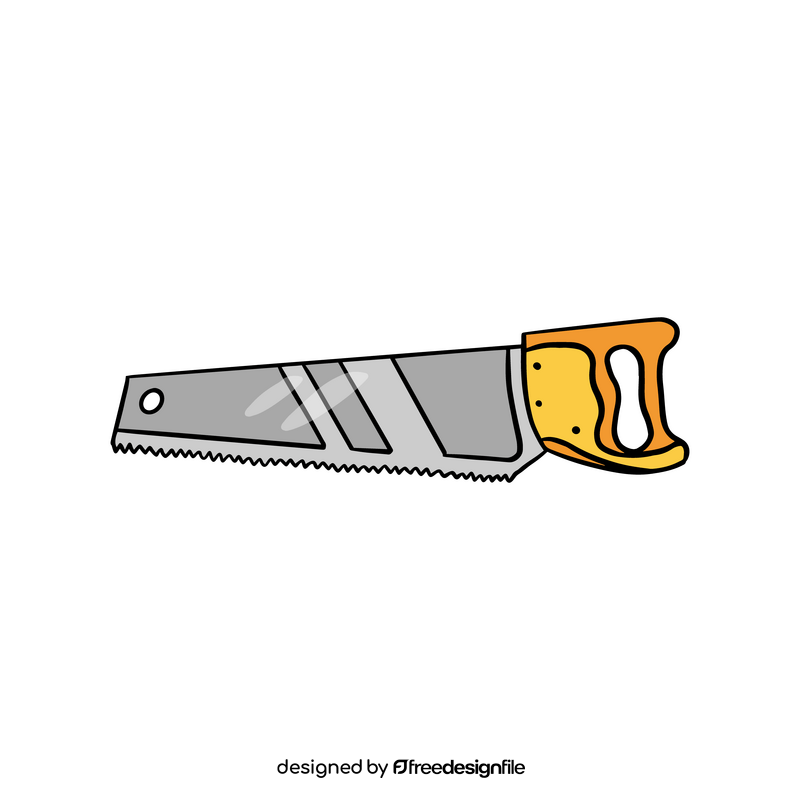 Hand saw clipart
