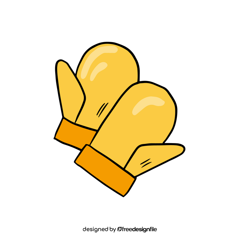 Woodworking mittens clipart