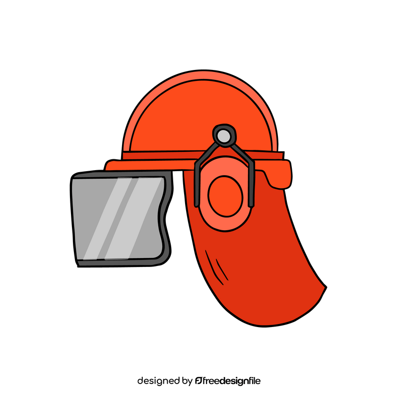 Woodworking dust helmet clipart