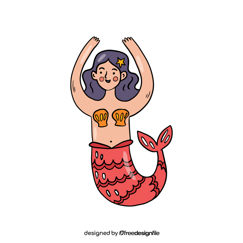 Mermaid cartoon clipart