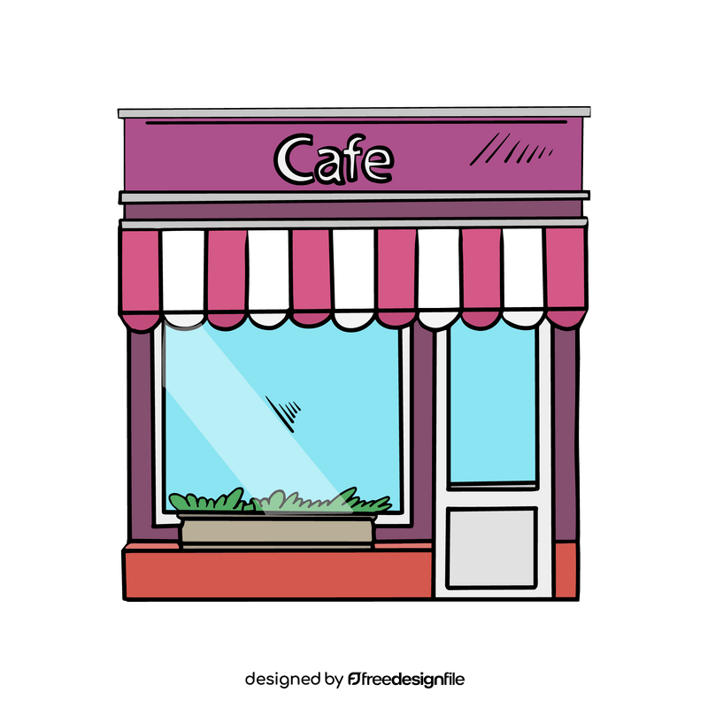 Cafe cartoon clipart