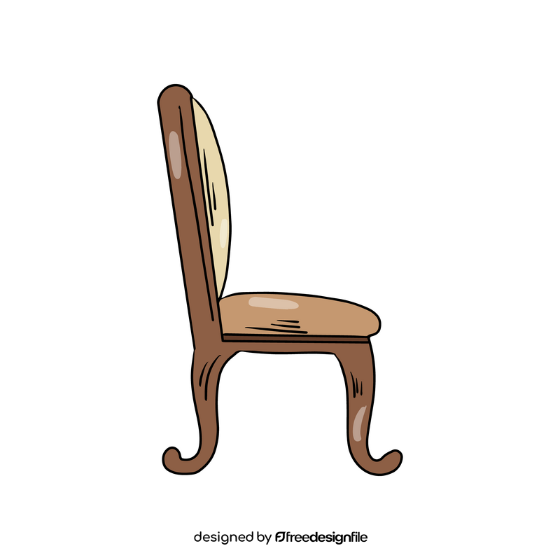 Classic chair illustration clipart