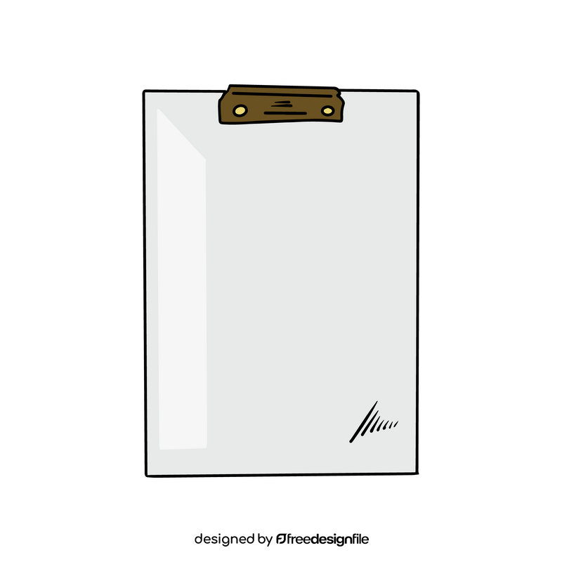 Clipboard notebook clipart