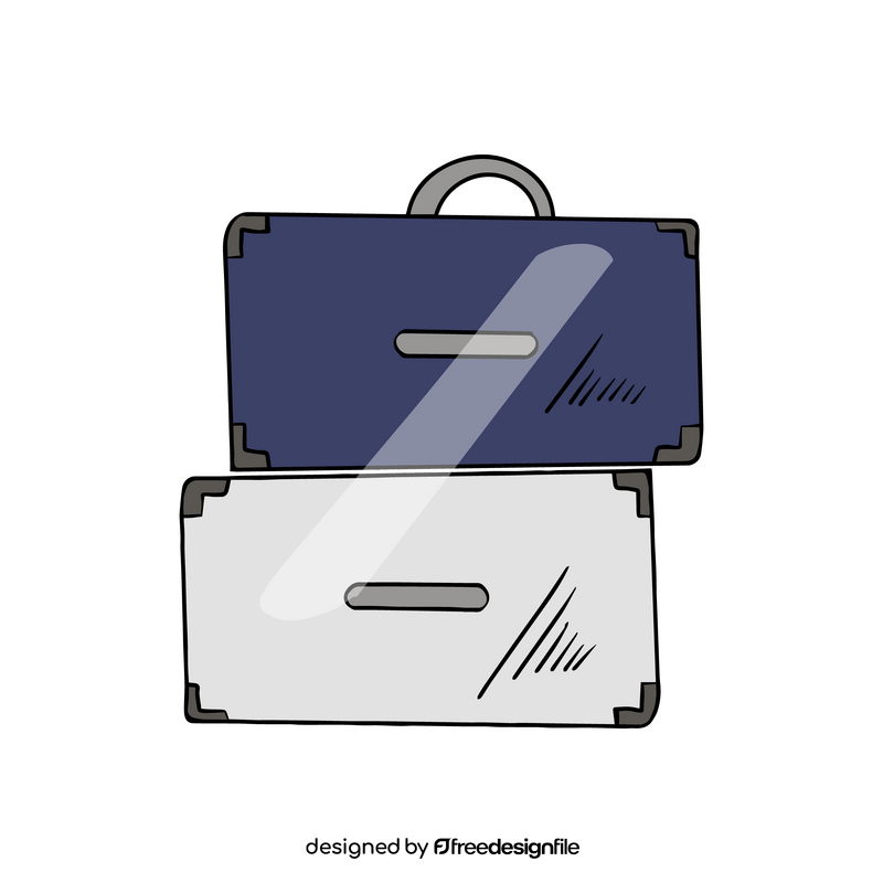 Handbag suitcase clipart