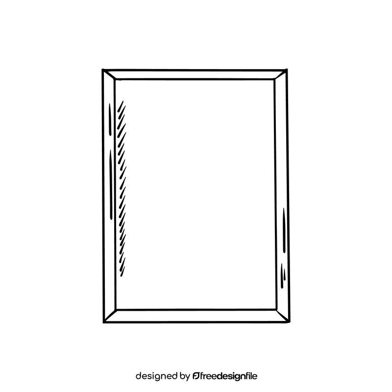 Paper folder black and white clipart