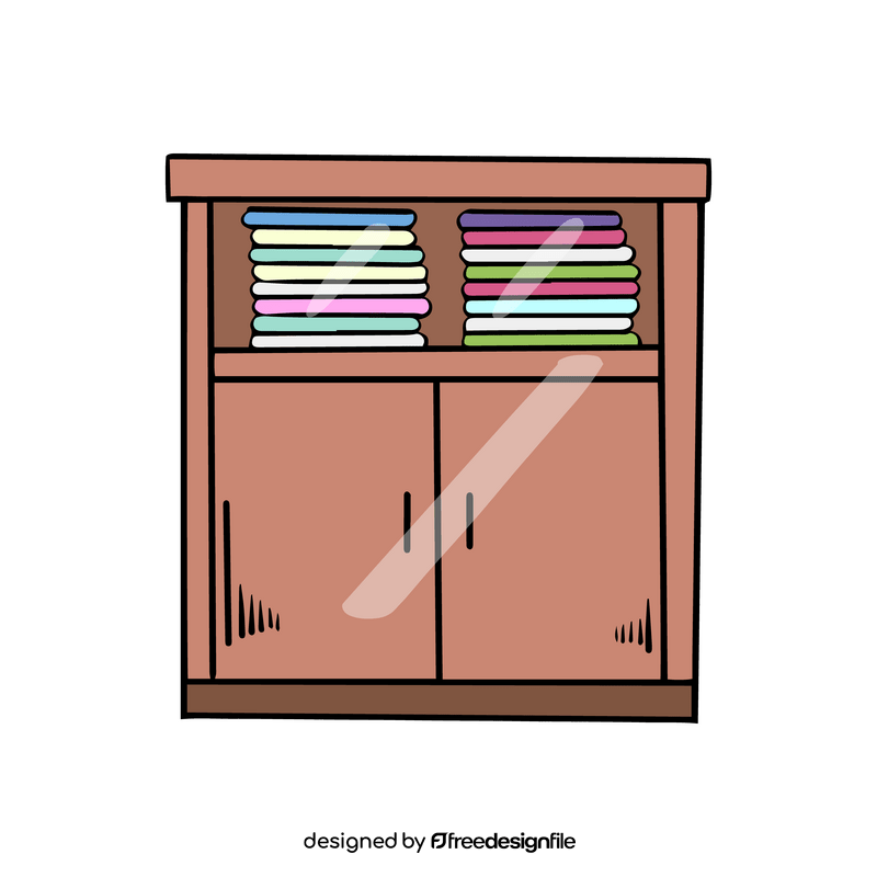 Chest of drawers clipart