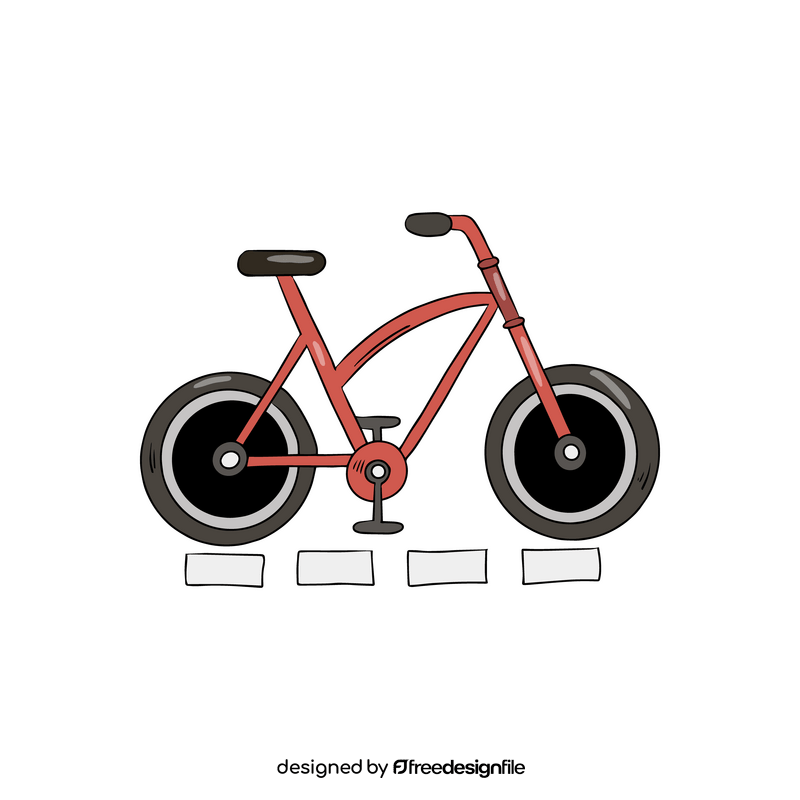 Bike cartoon clipart