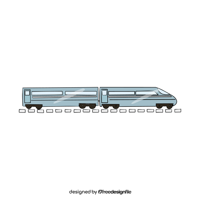 Train drawing clipart