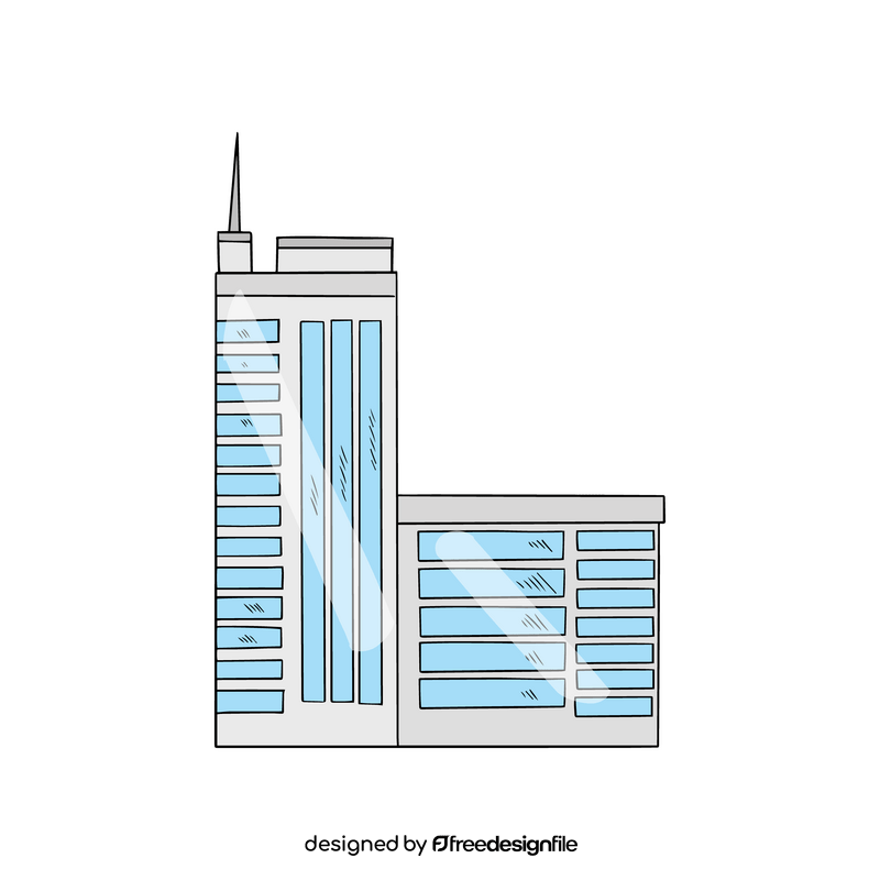 City buildings clipart