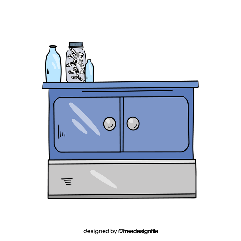 Chest of drawers clipart