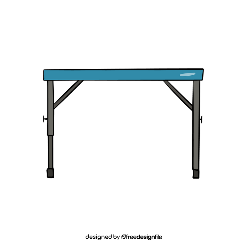 Folding table clipart