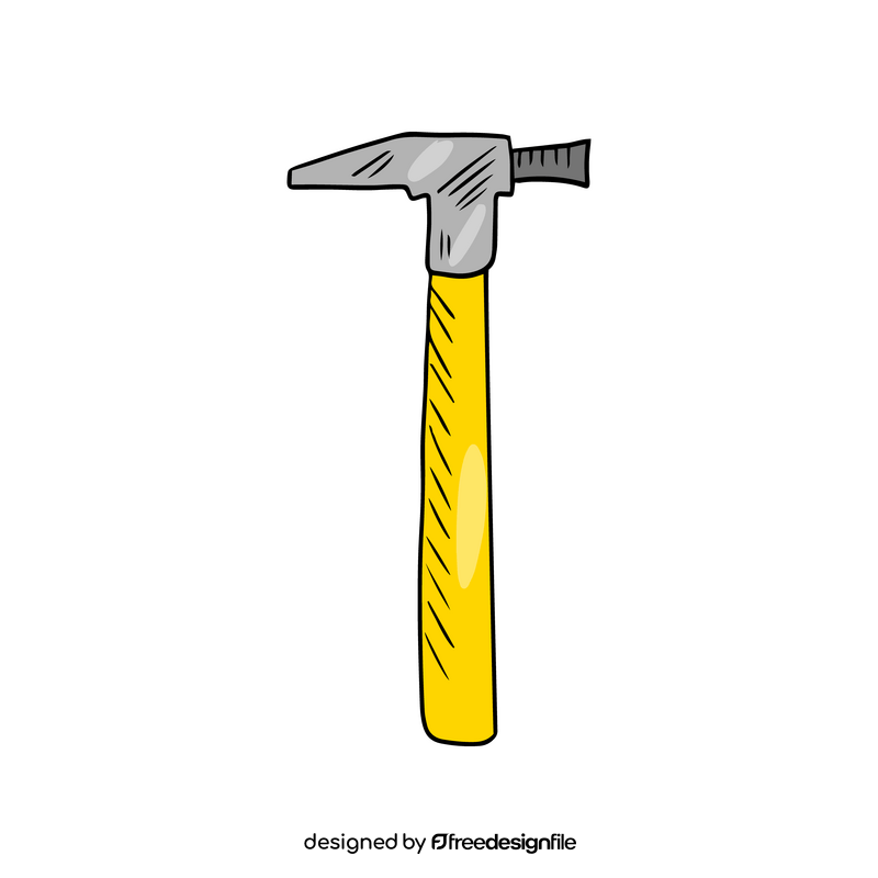 Hammer drawing clipart
