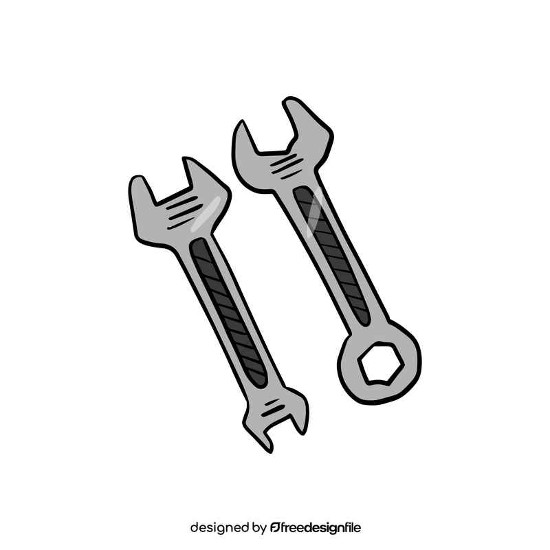 Wrenches illustration clipart