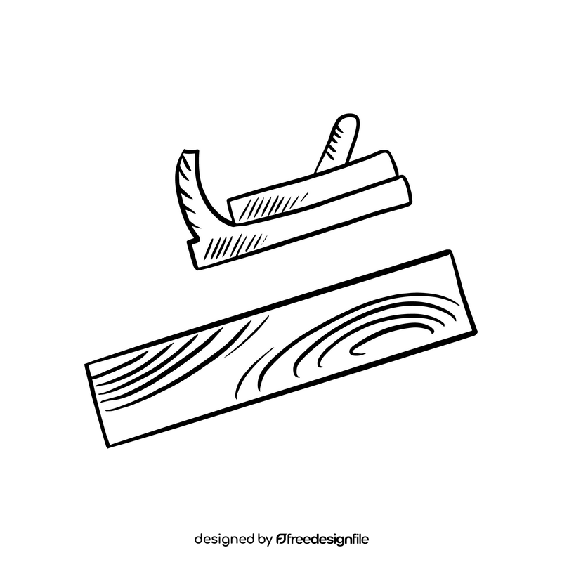 Wood planer black and white clipart