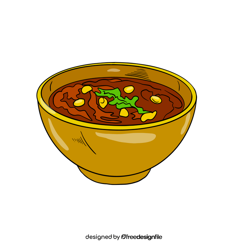 Mexican soup clipart