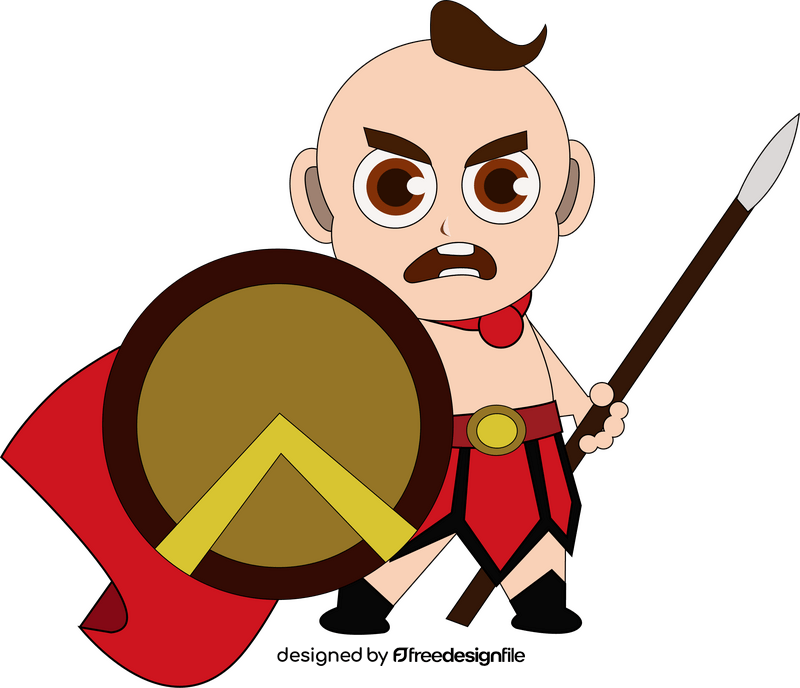Spartan baby clipart
