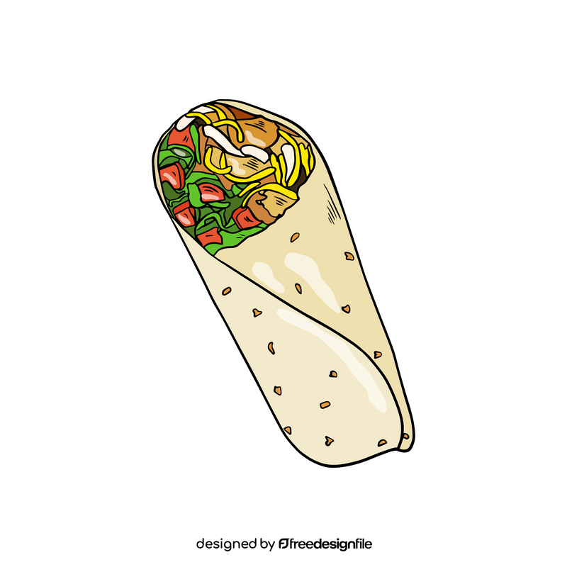 Shawarma illustration clipart