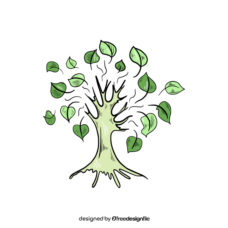 Green tree clipart