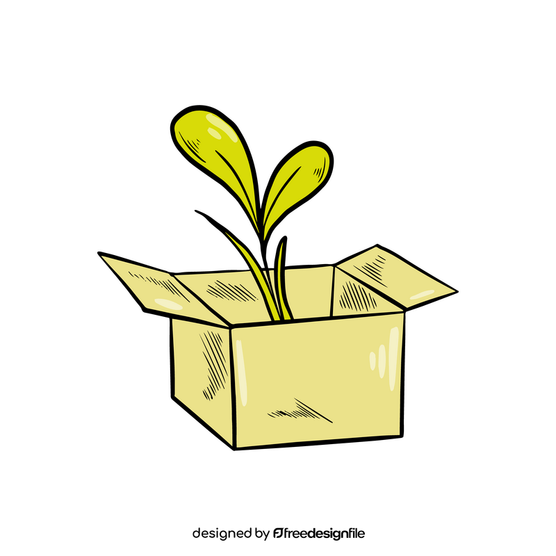 Eco packaging clipart