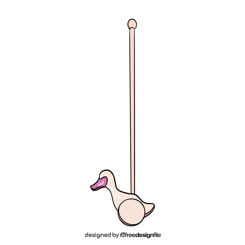 Duck toy for kids clipart
