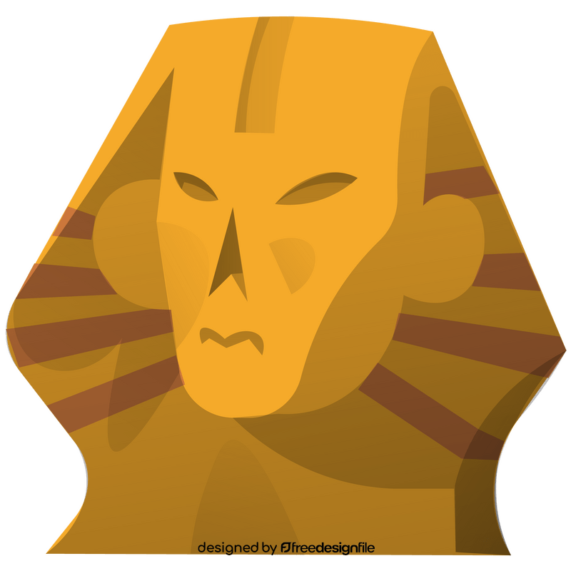 Giza cartoon Sphinx clipart