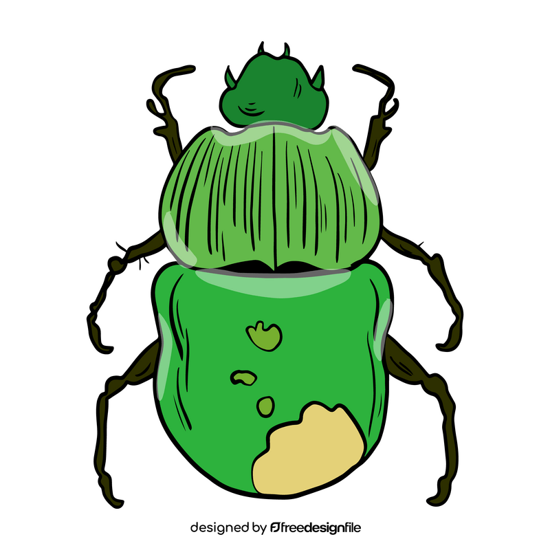 Green bug clipart