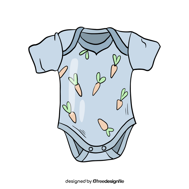 Baby's loose jacket clipart