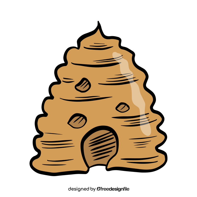 Bee hive clipart