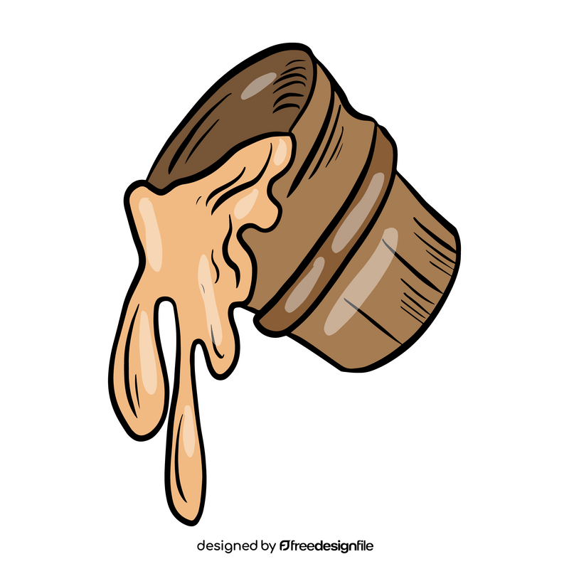 Honey bucket cartoon clipart
