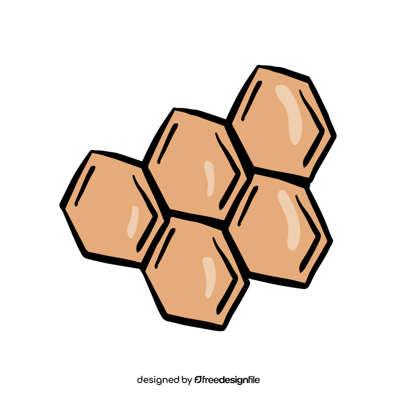 Honeycomb drawing clipart