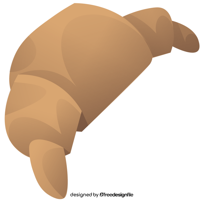 French croissant clipart