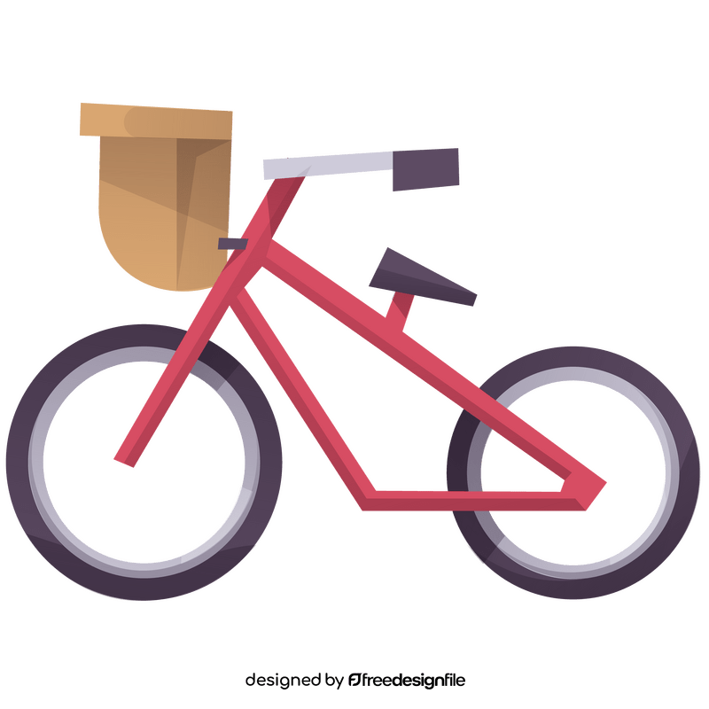 French bicycle clipart