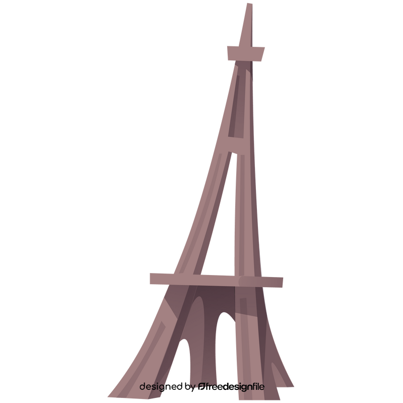 Eiffel tower cartoon clipart